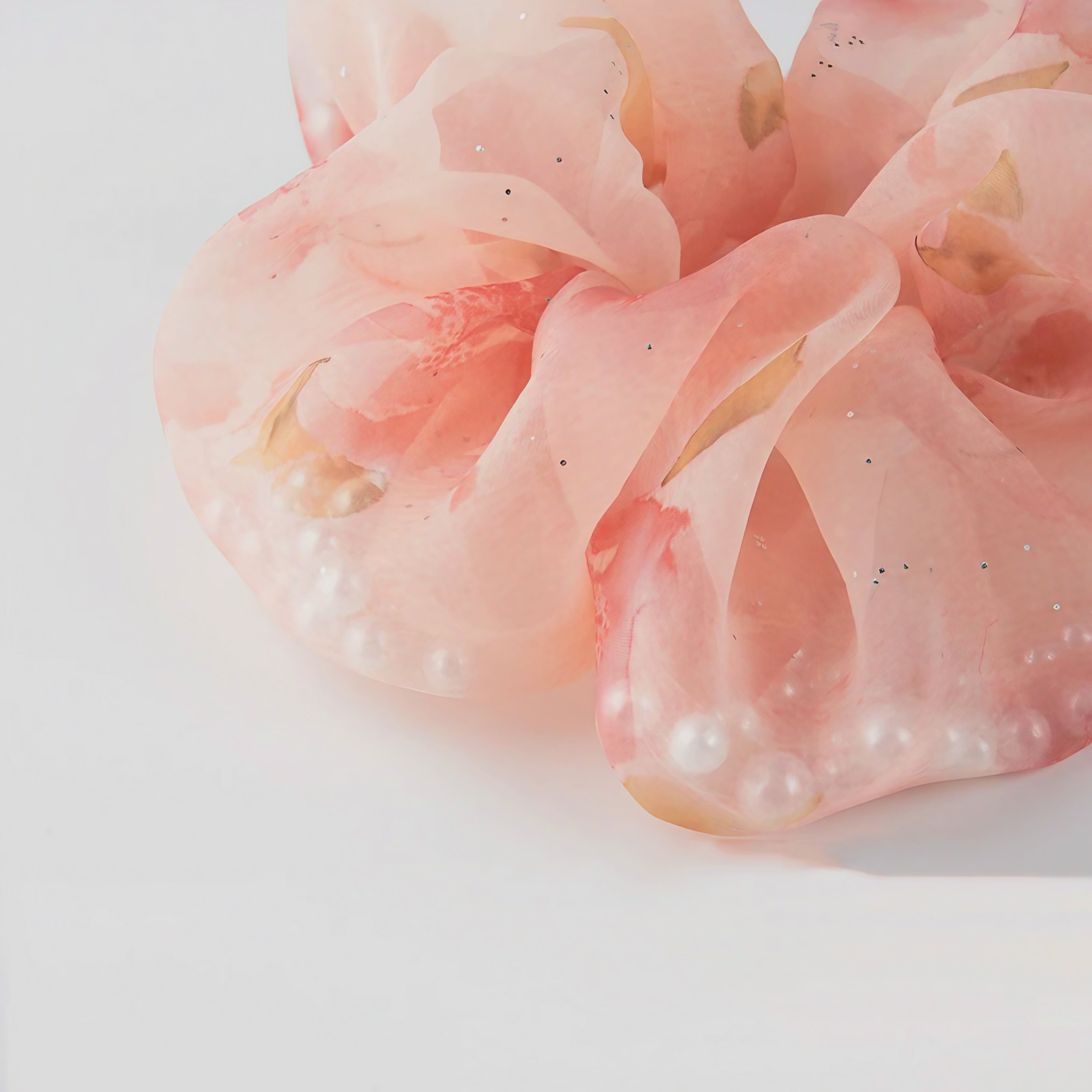 Rosy Veil Hair Band