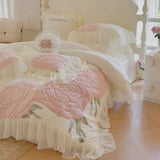 Rosy Whispers Bedding Set