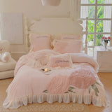 Rosy Whispers Bedding Set