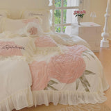 Rosy Whispers Bedding Set