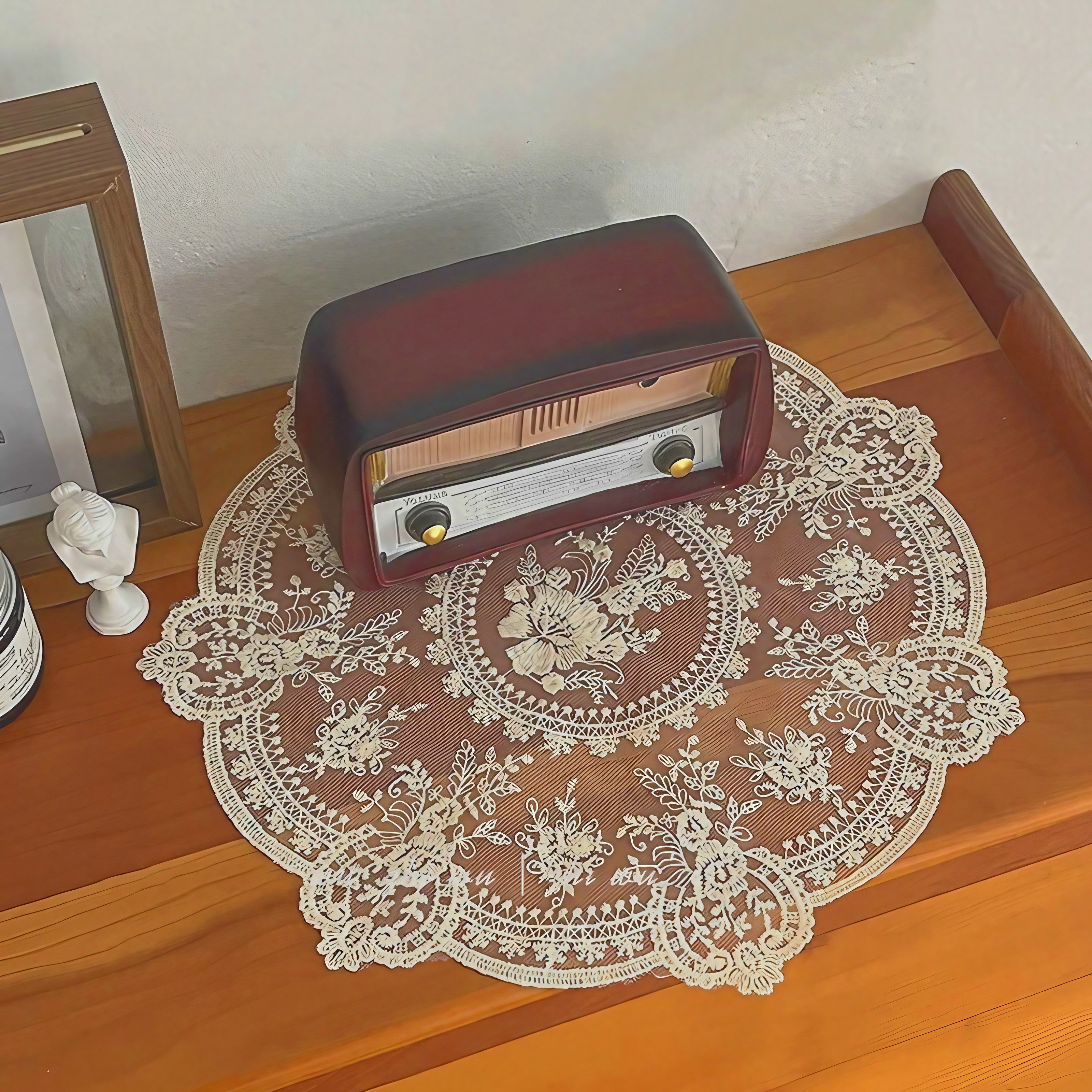 Rustic Gardenia Coaster