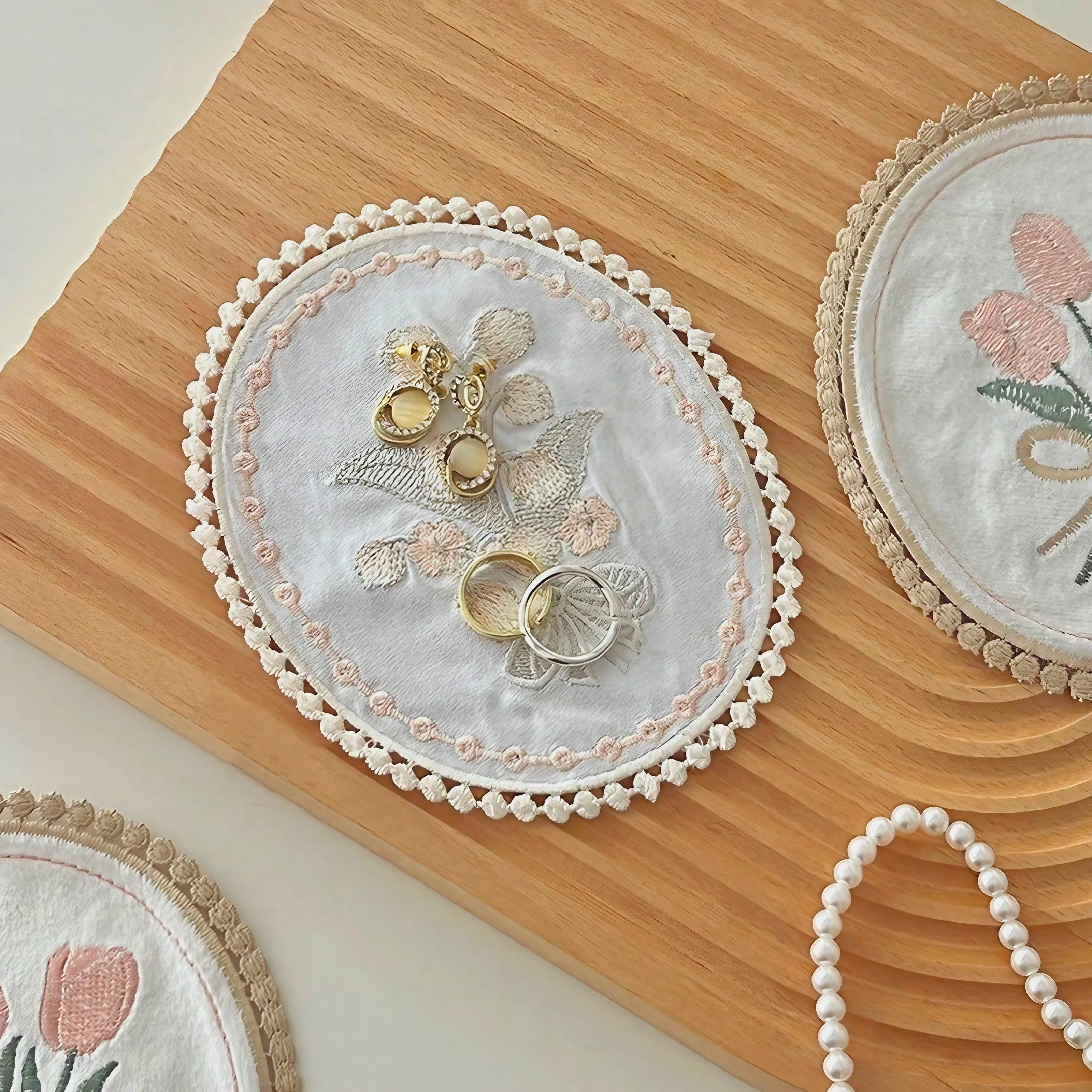 Satin Blossom Coasters