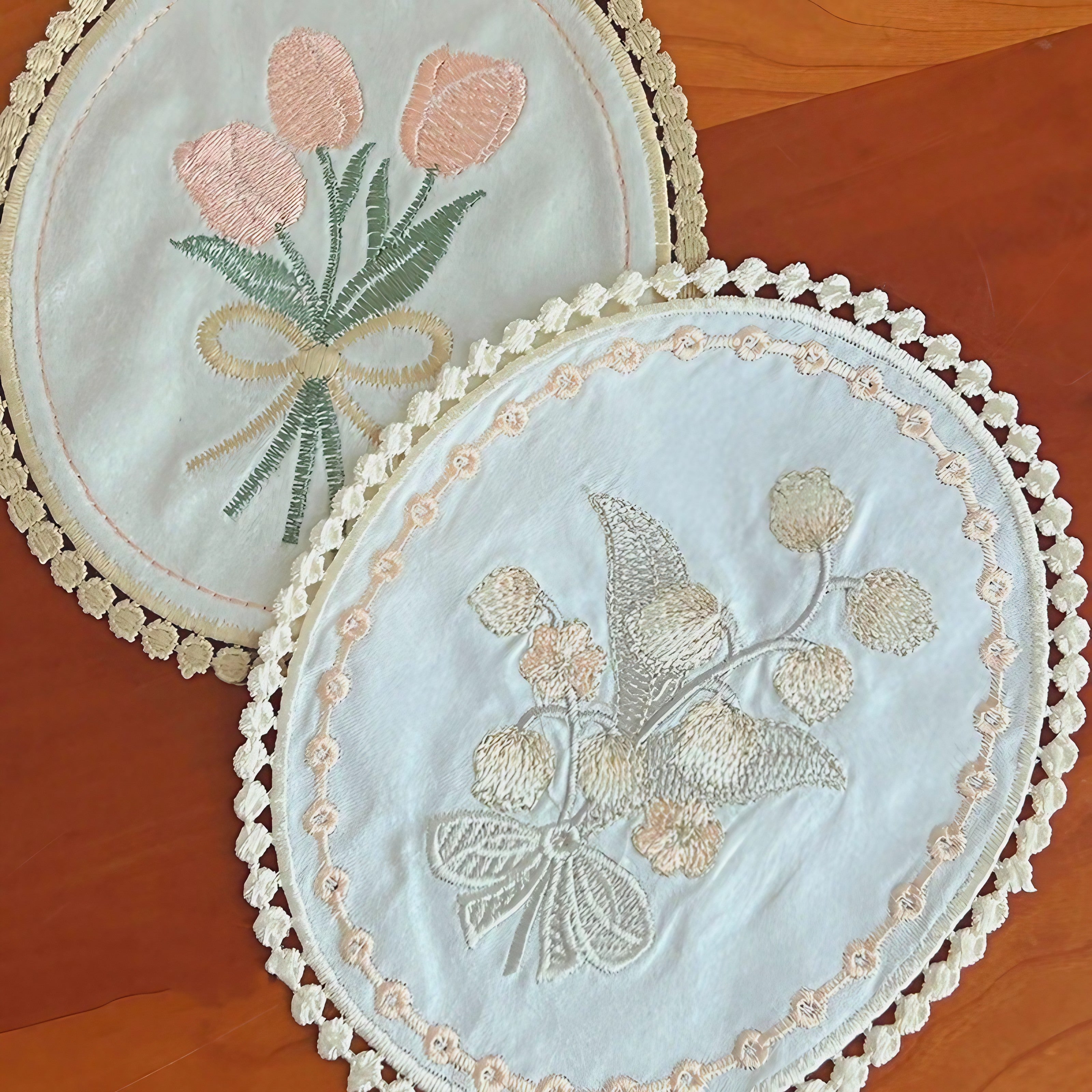 Satin Blossom Coasters