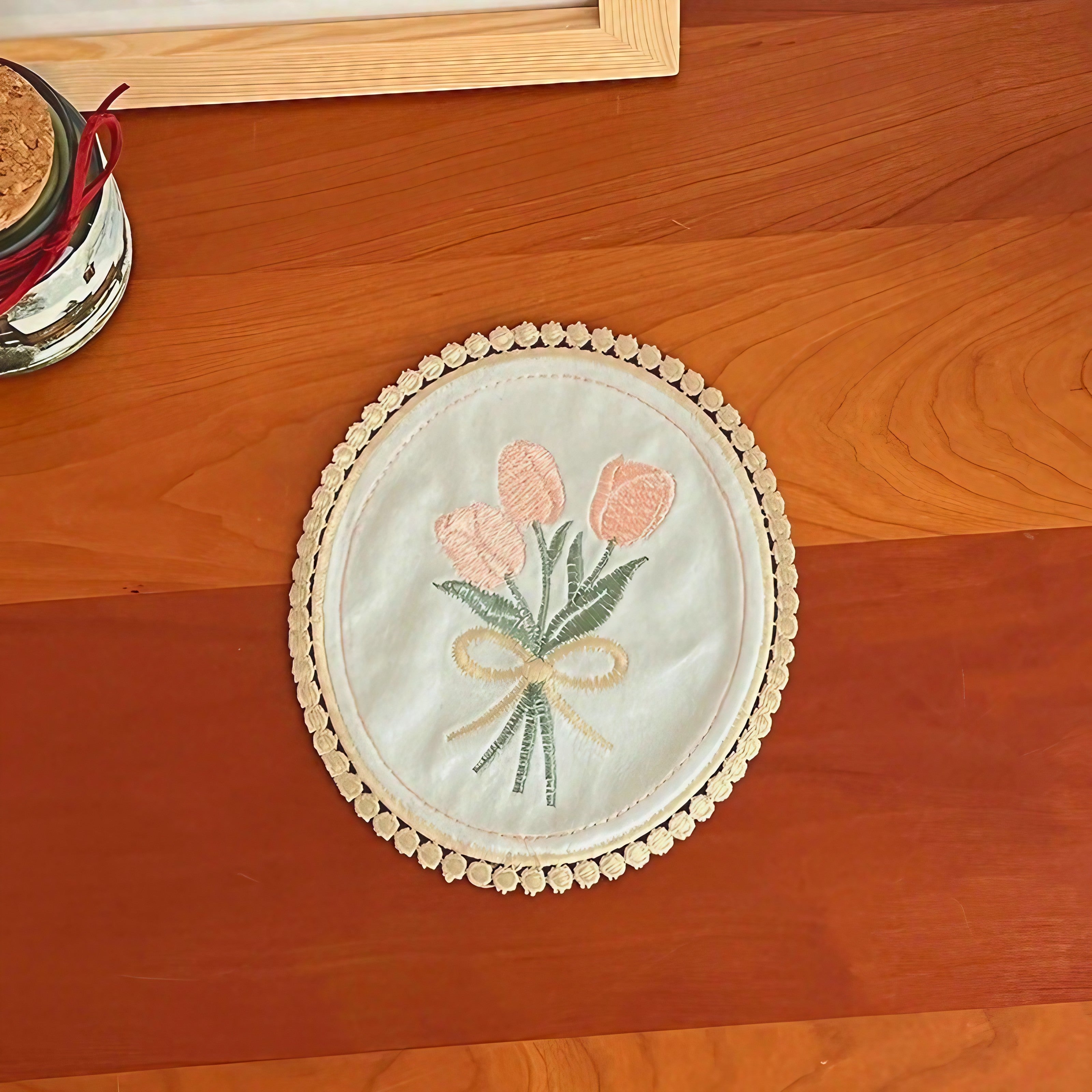 Satin Blossom Coasters