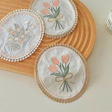 Satin Blossom Coasters