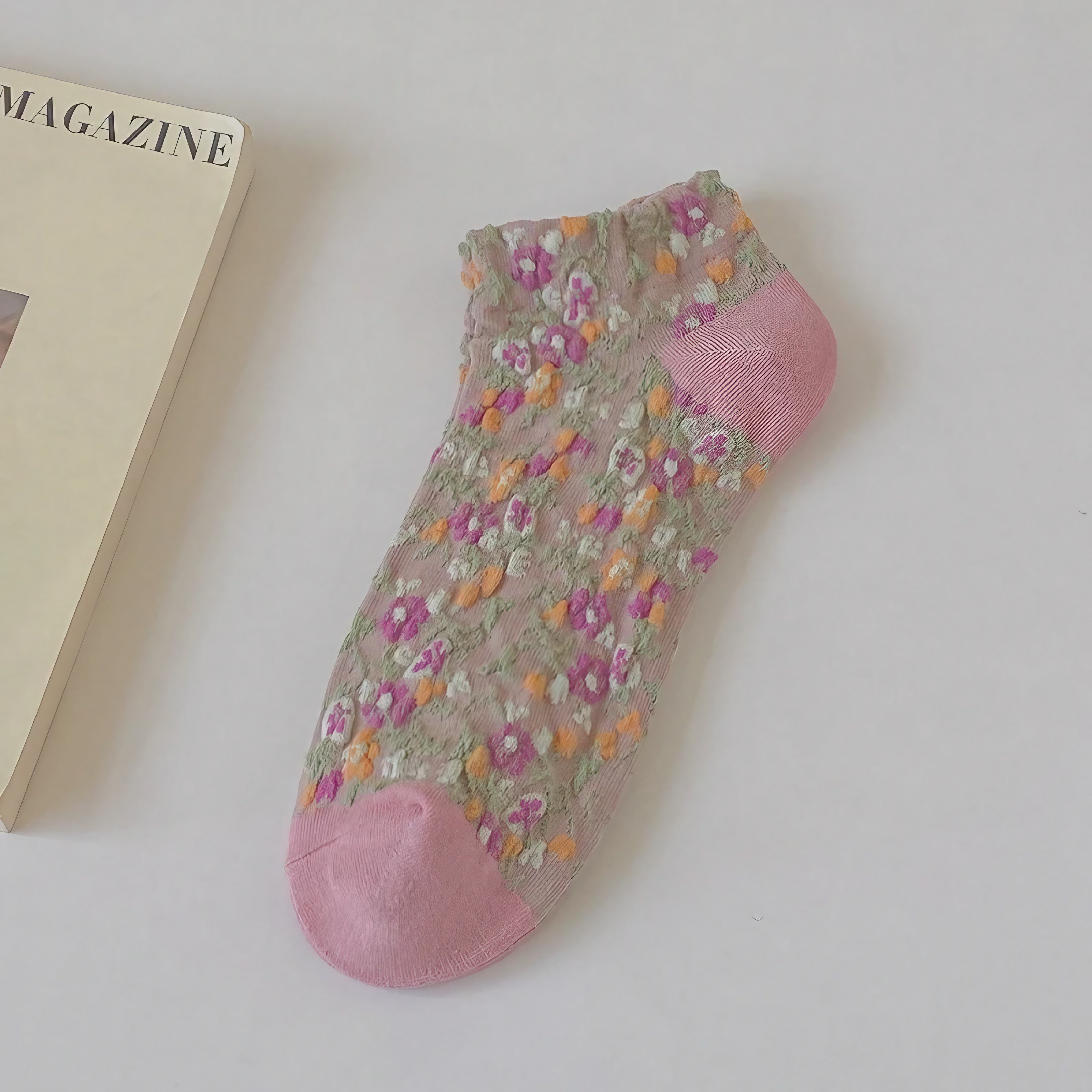 Secret Wildflower Socks
