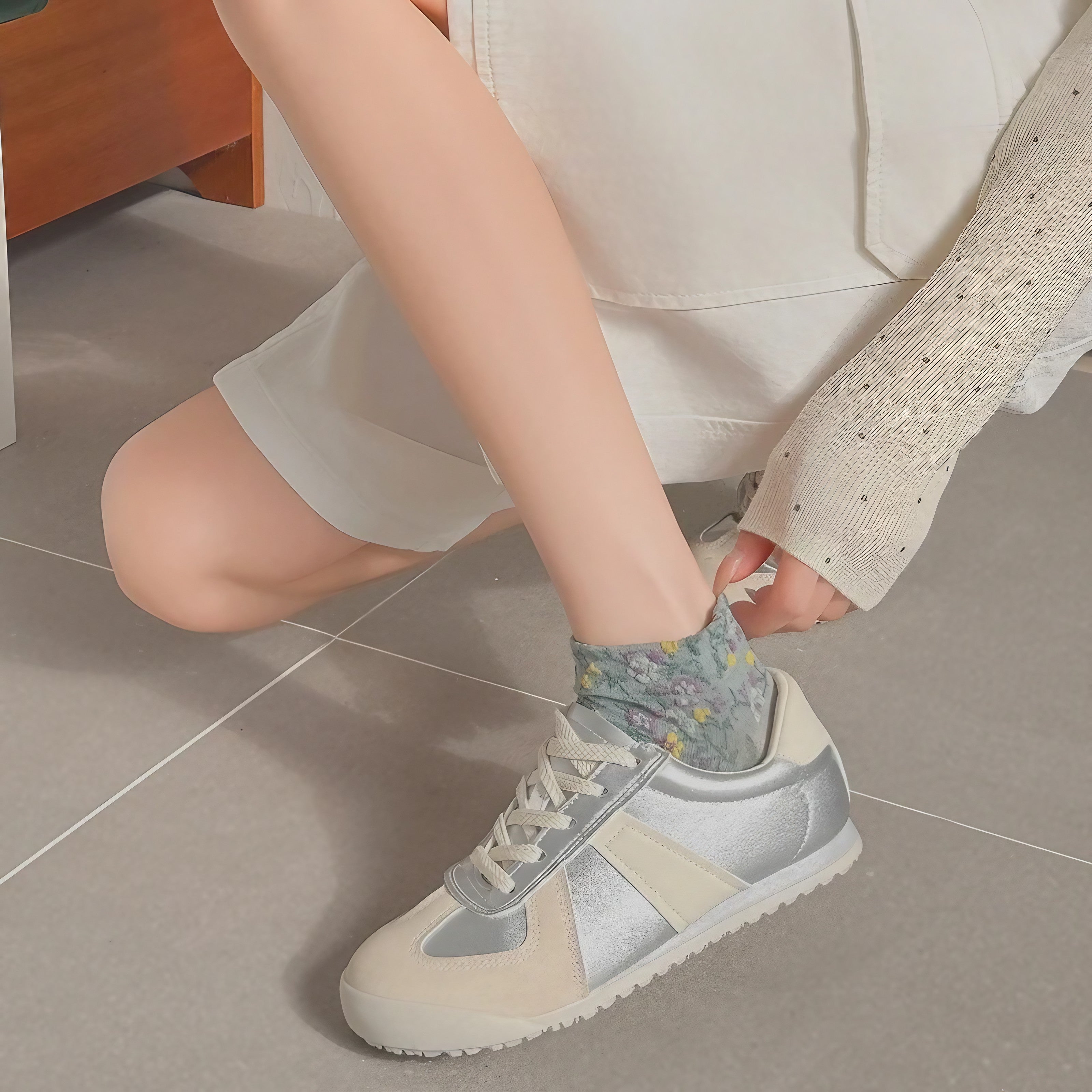 Secret Wildflower Socks