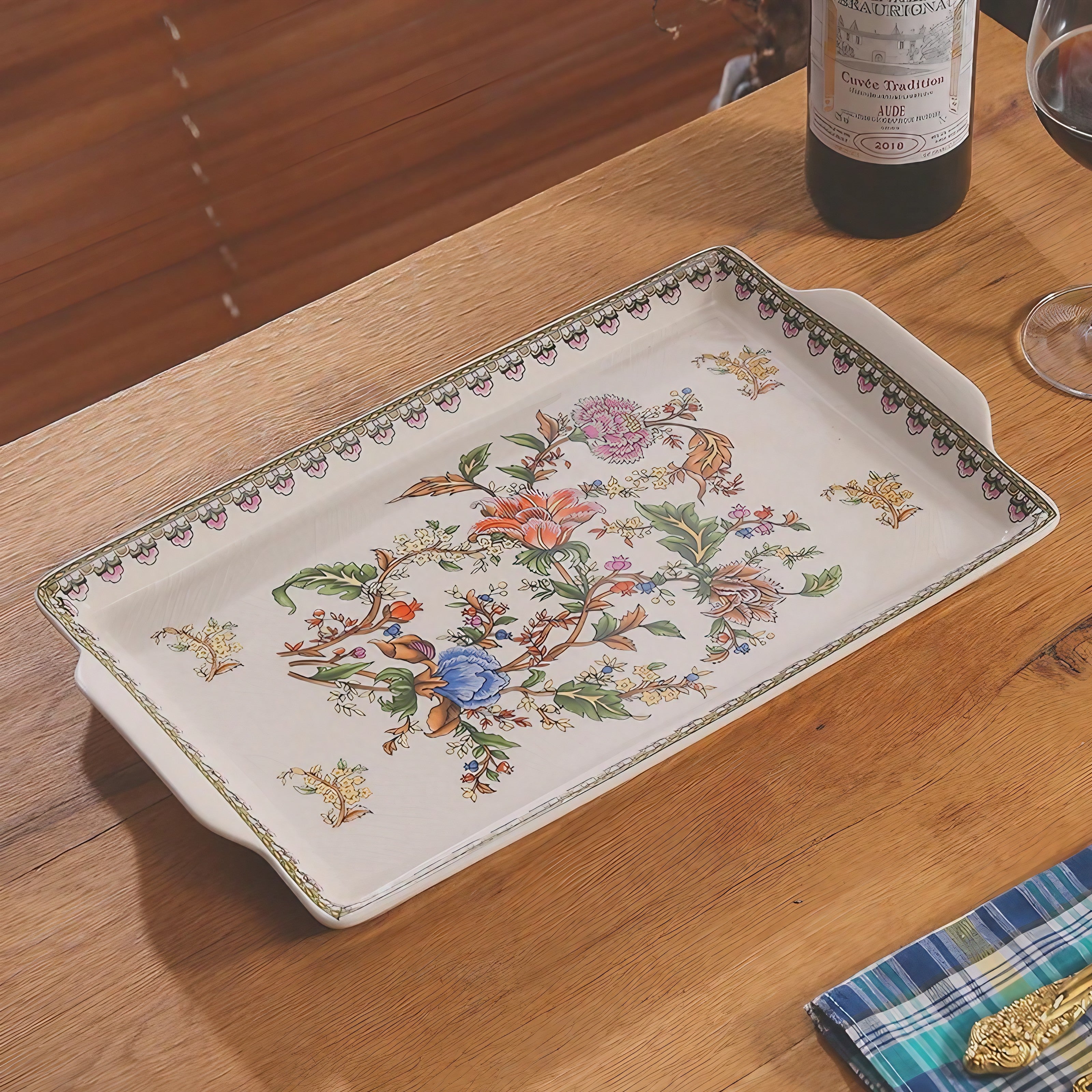 Serene Blossom Trays