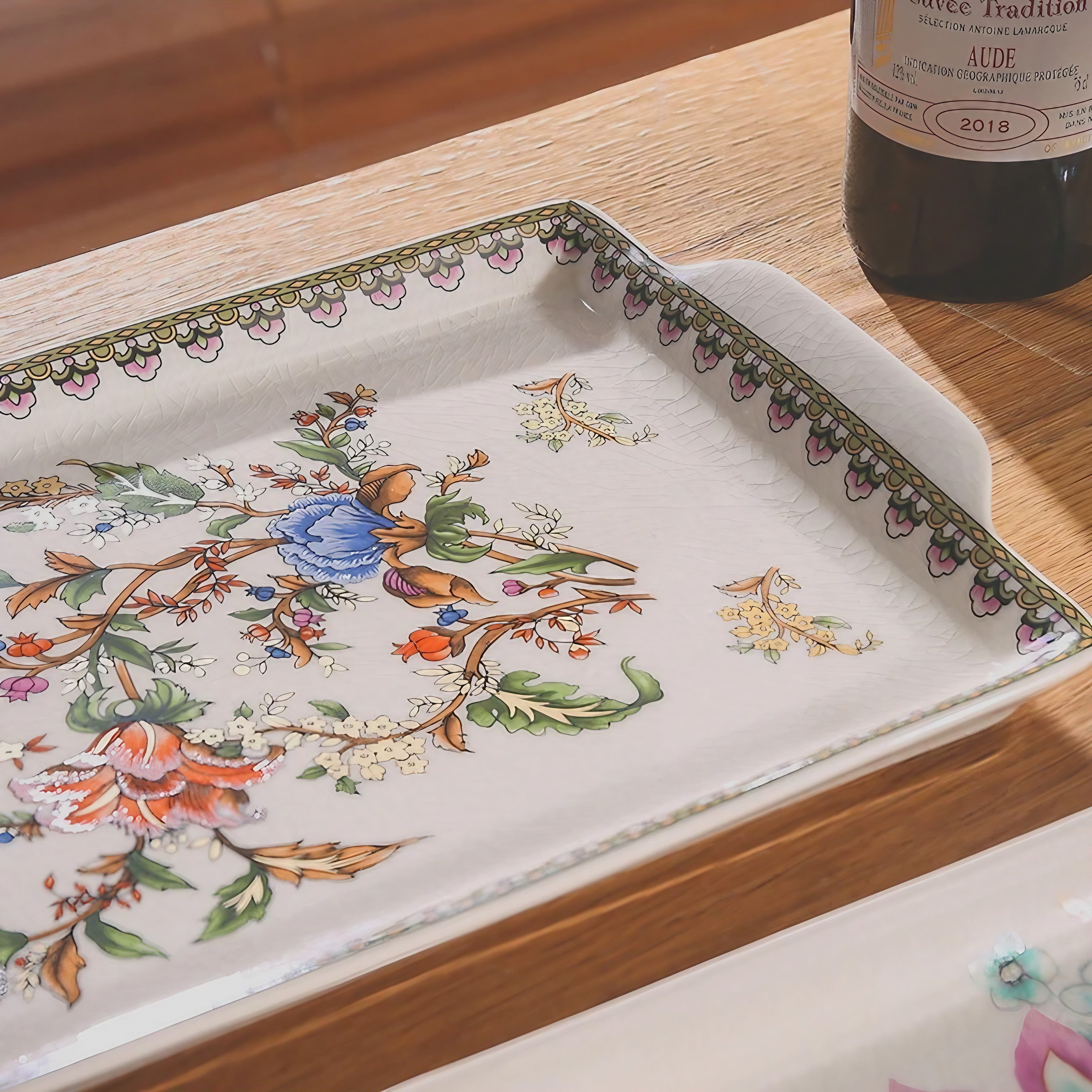 Serene Blossom Trays