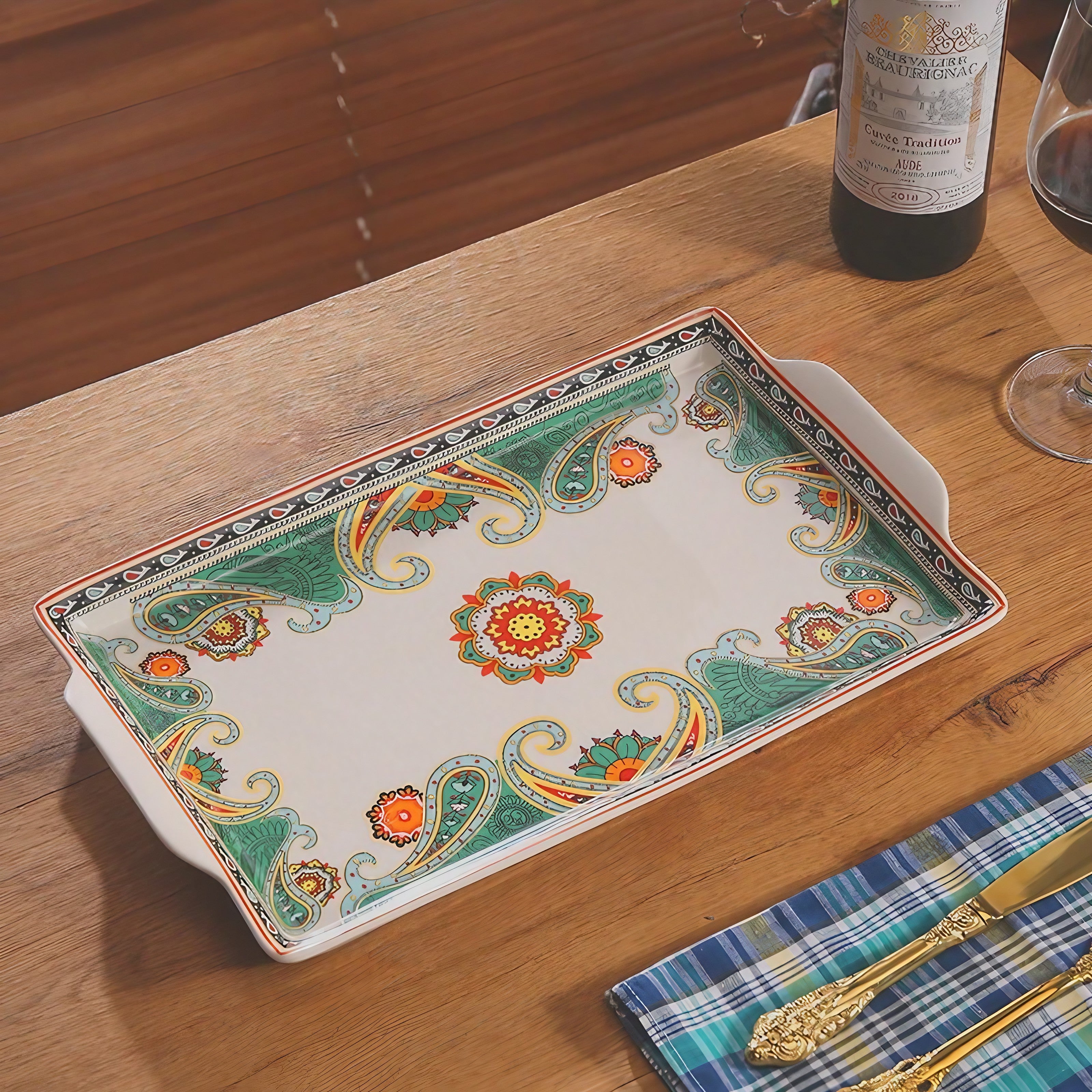 Serene Blossom Trays