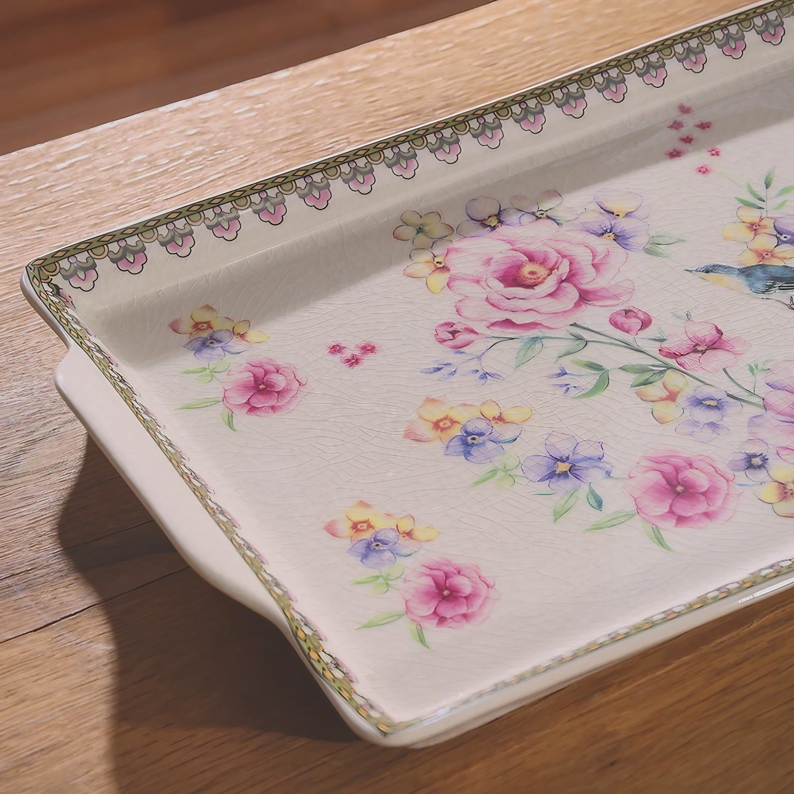 Serene Blossom Trays