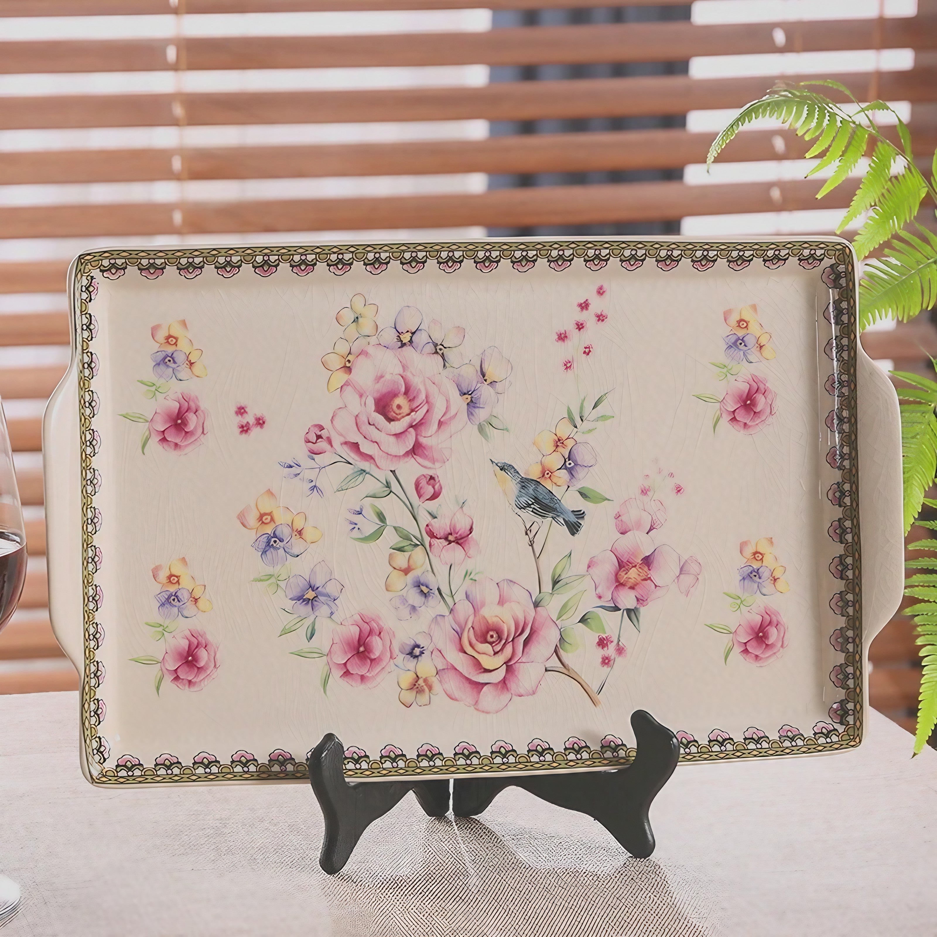 Serene Blossom Trays