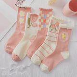 Blush Garden Socks