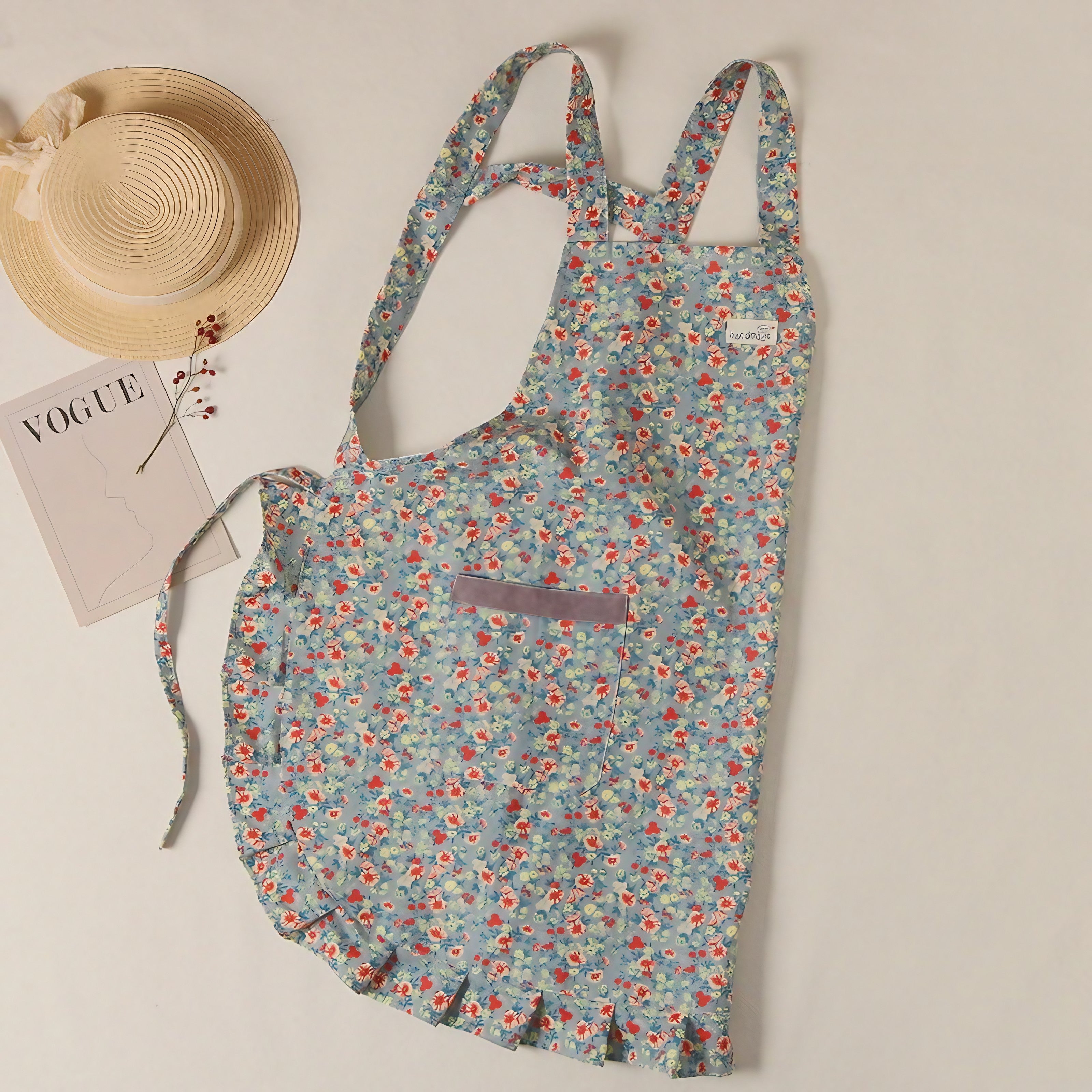Lovely Flora Ruffle Apron