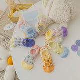 Smiley Bloom Mesh Socks