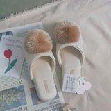 Soft Bloom Pom Slippers