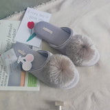 Soft Bloom Pom Slippers