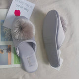 Soft Bloom Pom Slippers