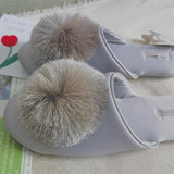 Soft Bloom Pom Slippers