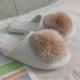 Soft Bloom Pom Slippers