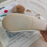 Soft Bloom Pom Slippers