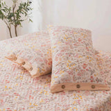 Soft Blossom Button Pillowcase