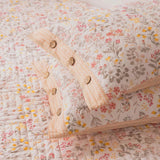 Soft Blossom Button Pillowcase