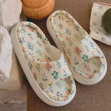 Soft Cottage Garden Slippers