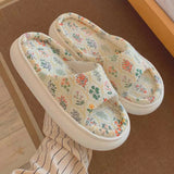 Soft Cottage Garden Slippers
