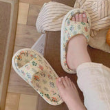 Soft Cottage Garden Slippers