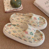 Soft Cottage Garden Slippers
