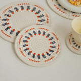 Spring Symphony Scalloped Coaster