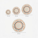 Spring Symphony Scalloped Coaster