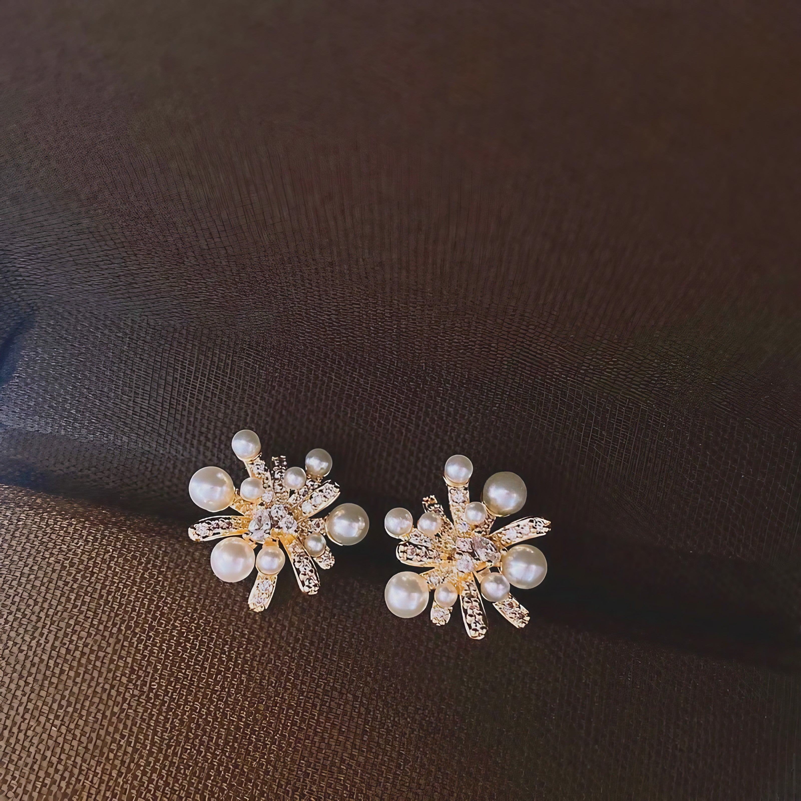 Starlit Petal Earrings