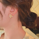 Starlit Petal Earrings