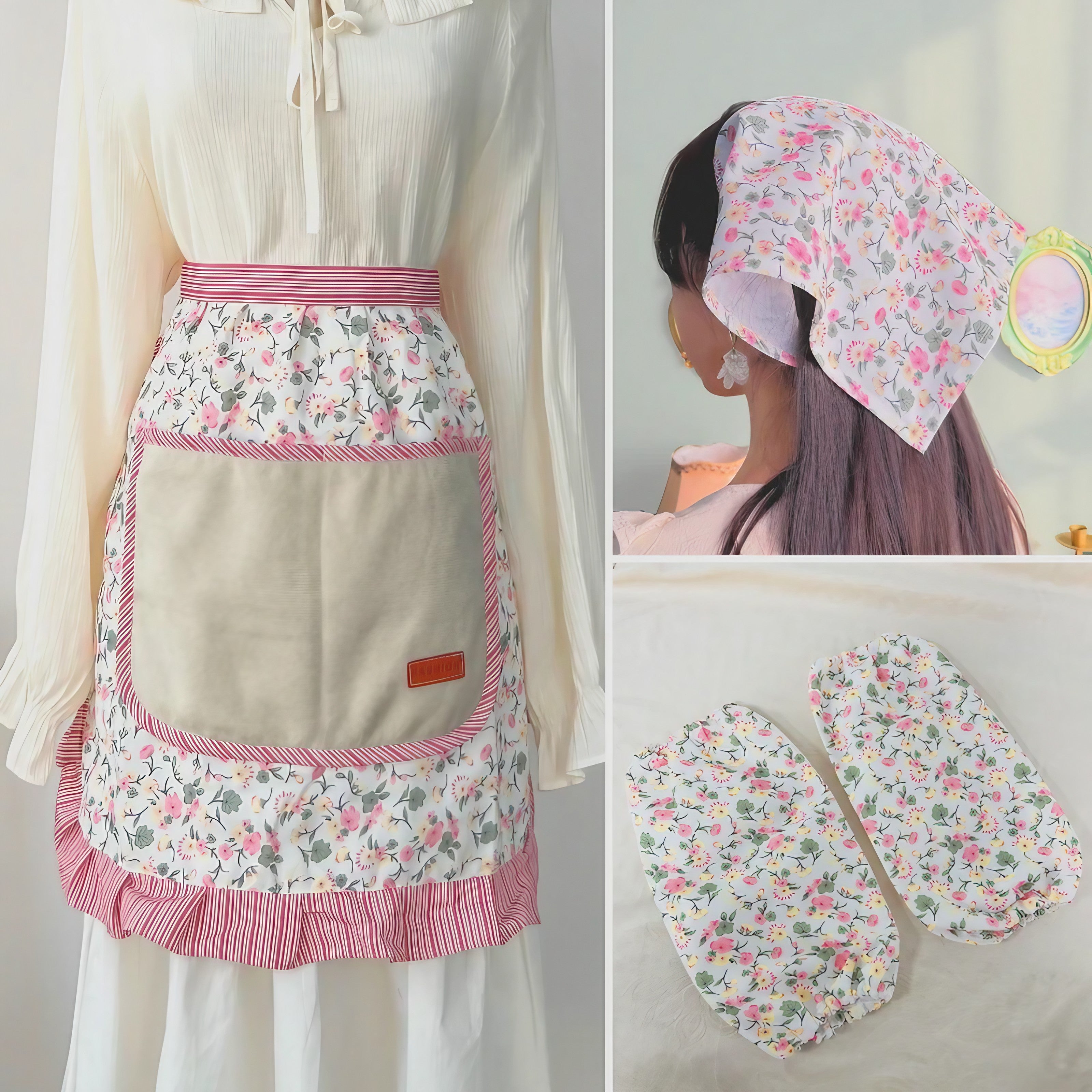 Heirloom Garden Frill Apron