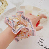 Stripe Edge Floral Hair Band
