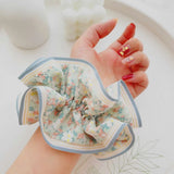 Stripe Edge Floral Hair Band