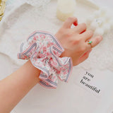 Stripe Edge Floral Hair Band