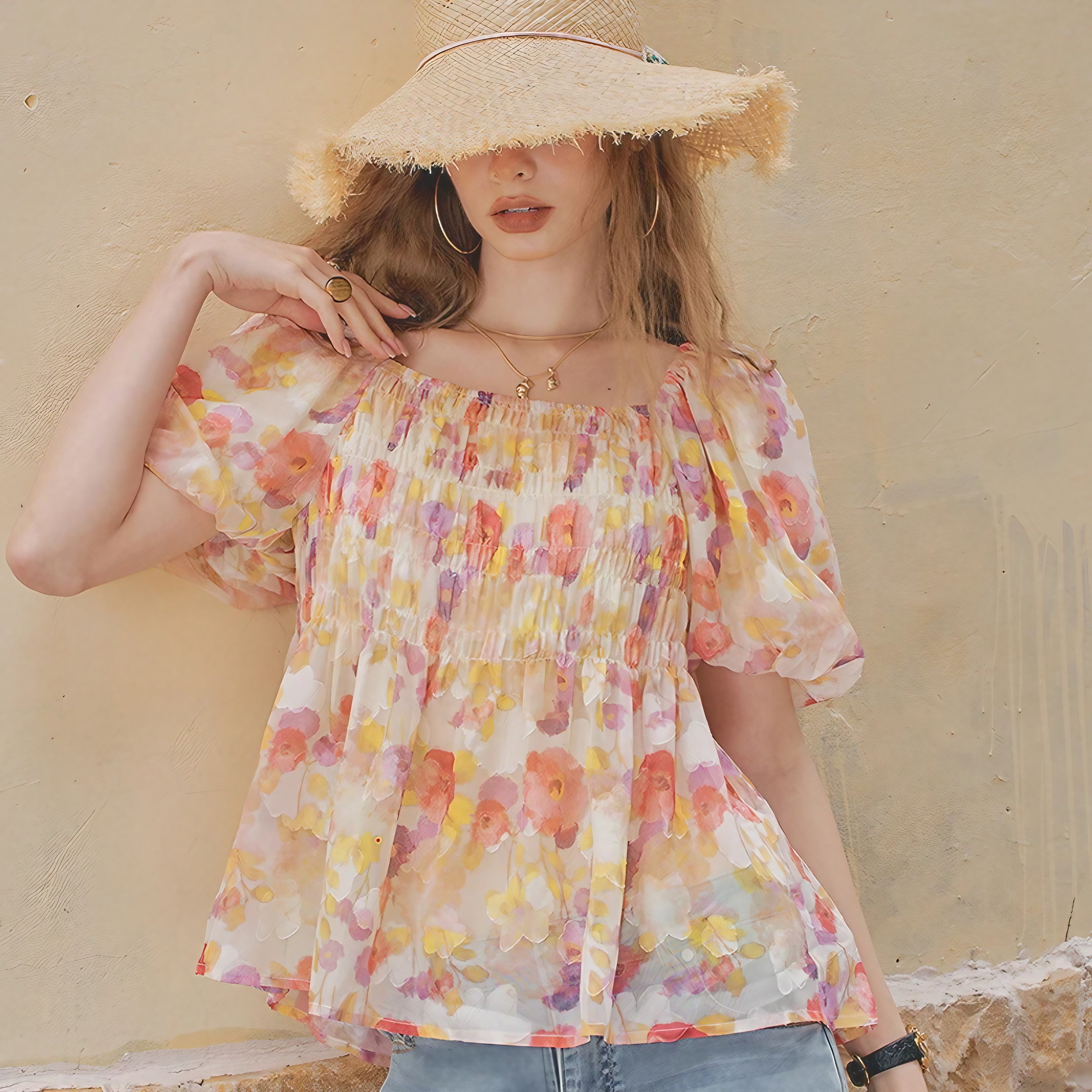 Sunlit Bloom Blouse