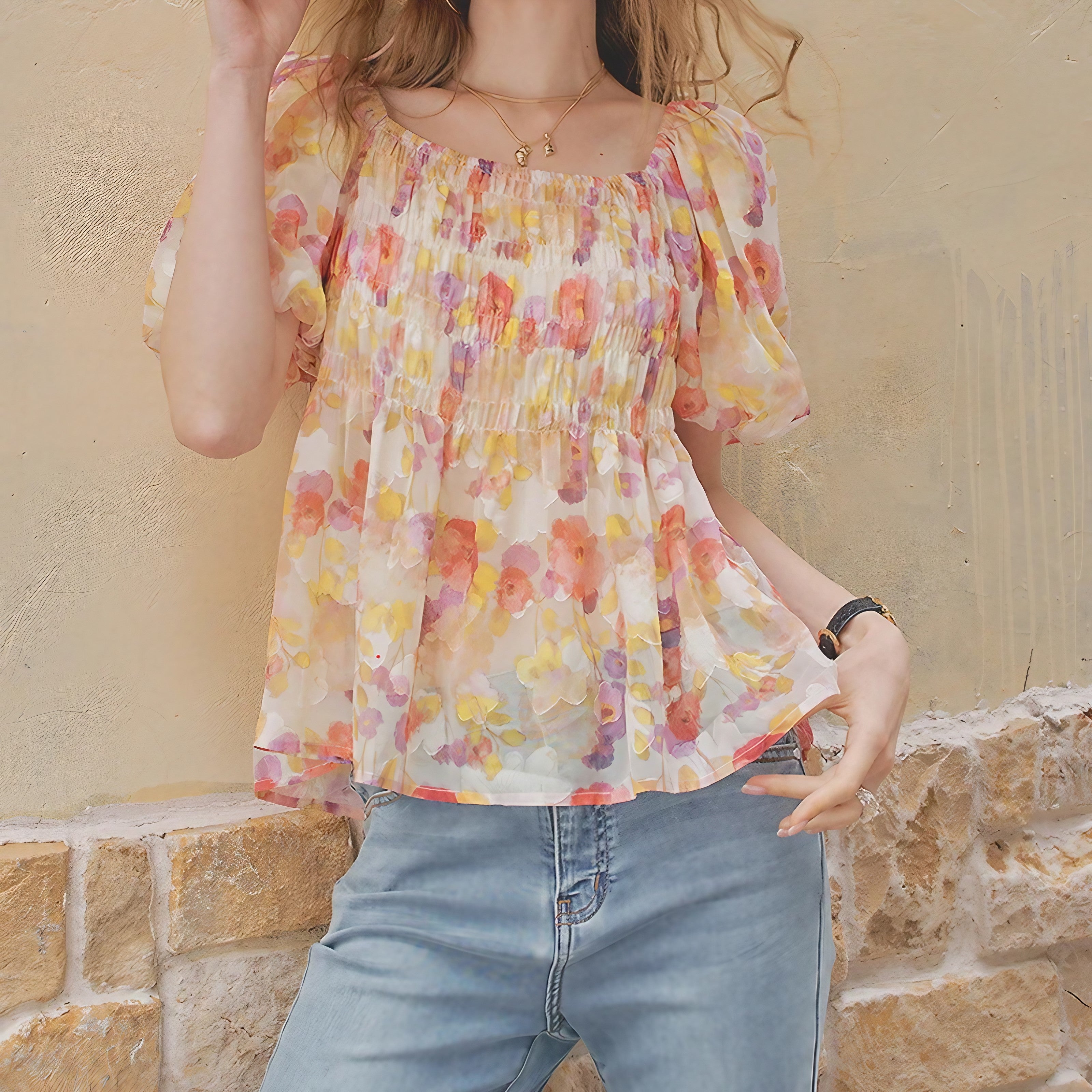 Sunlit Bloom Blouse
