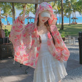 Sunset Petal Zip-Up