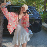 Sunset Petal Zip-Up