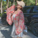Sunset Petal Zip-Up