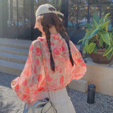 Sunset Petal Zip-Up