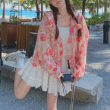 Sunset Petal Zip-Up
