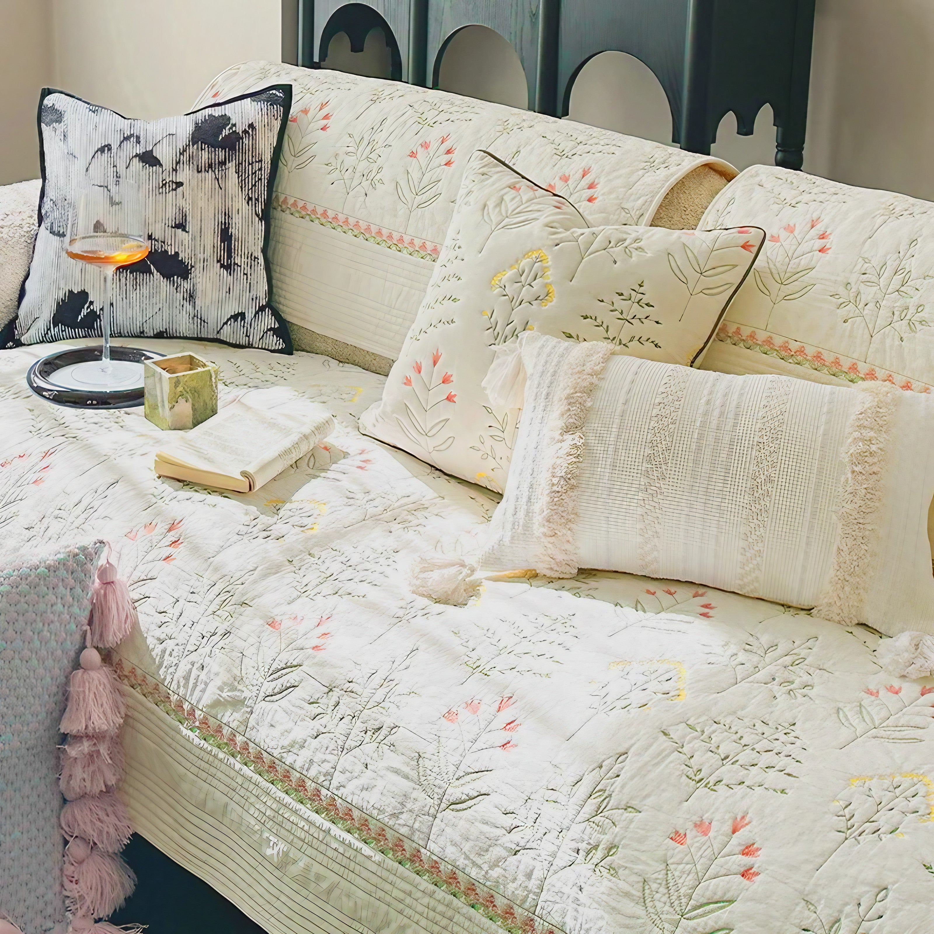 Sweet Fern Sofa Cover