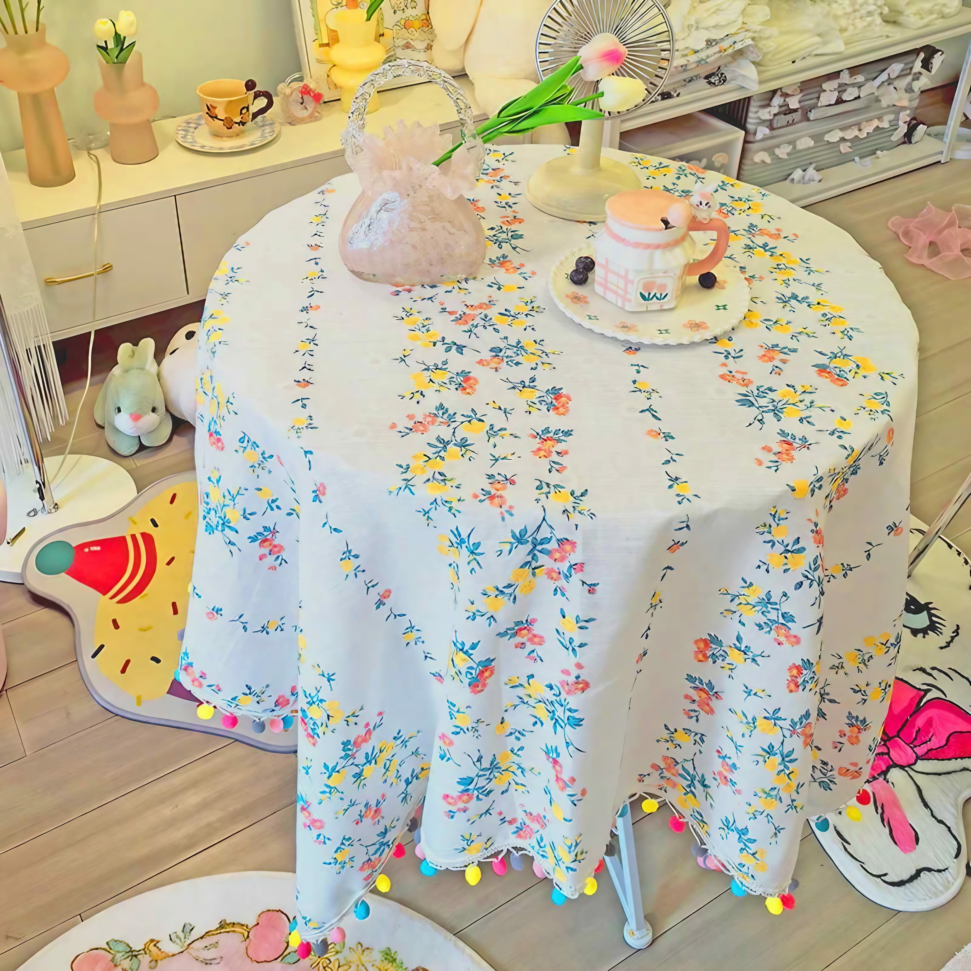 Sweet Garden Picnic Tablecloth