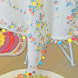 Sweet Garden Picnic Tablecloth