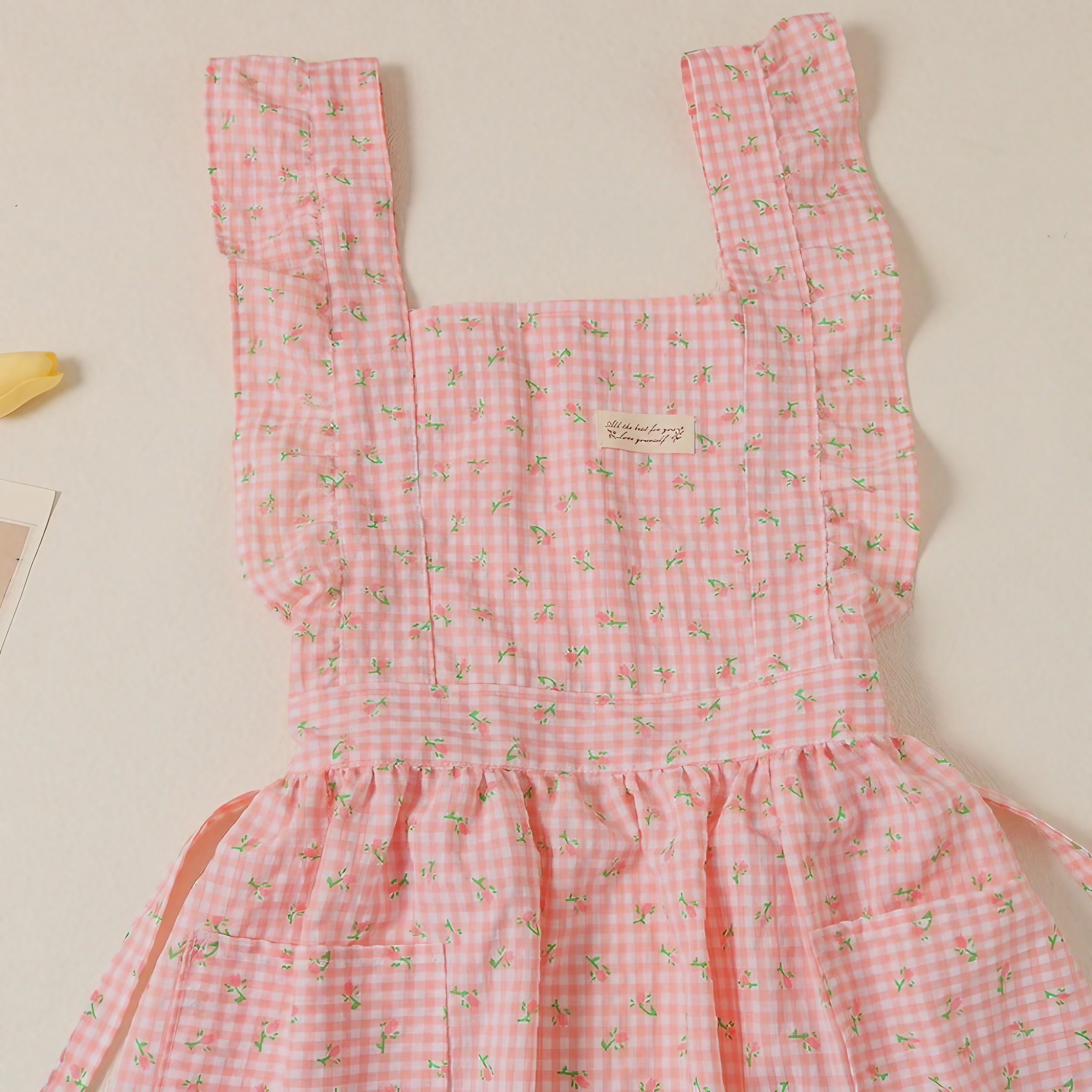 Sweet Gingham Garden Apron